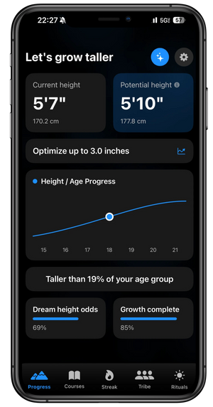 Growth Tracker Screen